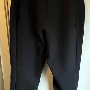 Spyder Black Elastic-Waist Track Pants